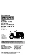 Craftsman 272 Owner'S Manual предпросмотр