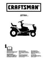 Предварительный просмотр 1 страницы Craftsman 27701 Instruction Manual