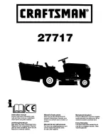 Preview for 1 page of Craftsman 27717 Instruction Manual