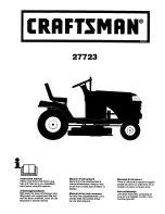 Preview for 1 page of Craftsman 27723 Instruction Manual