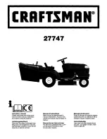 Craftsman 27747 Instruction Manual preview