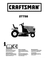 Craftsman 27758 Instruction Manual preview