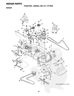 Preview for 18 page of Craftsman 277620 Repair Parts Manual