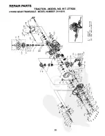 Preview for 20 page of Craftsman 277620 Repair Parts Manual