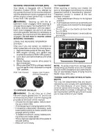 Предварительный просмотр 13 страницы Craftsman 28853 Operator'S Manual