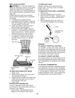 Предварительный просмотр 26 страницы Craftsman 28907 - Lt 2000 19.5 HP/42" Lawn Tractor Owner'S Manual