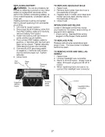 Предварительный просмотр 27 страницы Craftsman 28927 - YT 4000 24 HP 42" Yard Tractor Operator'S Manual