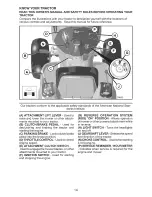 Предварительный просмотр 14 страницы Craftsman 28945 - GT 5000 26 HP/54" Garden Tractor Operation Manual