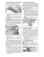 Предварительный просмотр 16 страницы Craftsman 28945 - GT 5000 26 HP/54" Garden Tractor Operation Manual