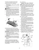 Предварительный просмотр 27 страницы Craftsman 28945 - GT 5000 26 HP/54" Garden Tractor Operation Manual