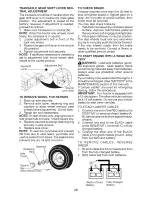 Предварительный просмотр 28 страницы Craftsman 28945 - GT 5000 26 HP/54" Garden Tractor Operation Manual