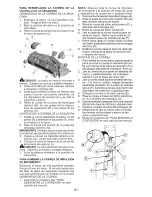 Предварительный просмотр 61 страницы Craftsman 28945 - GT 5000 26 HP/54" Garden Tractor Operation Manual