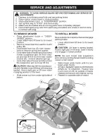 Preview for 20 page of Craftsman 28970 - Professional PYT 24 HP/42" Yard Tractor Operation Manual