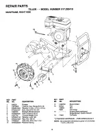 Preview for 4 page of Craftsman 293410 Repair Parts Manual