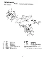 Preview for 7 page of Craftsman 293410 Repair Parts Manual