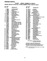 Preview for 13 page of Craftsman 293410 Repair Parts Manual