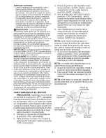 Предварительный просмотр 31 страницы Craftsman 29906 - 14 in. Rear Tine Tiller Owner'S Manual