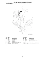 Предварительный просмотр 47 страницы Craftsman 29906 - 14 in. Rear Tine Tiller Owner'S Manual