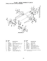 Предварительный просмотр 40 страницы Craftsman 29921 - Front Tine Tiller-CA Model Owner'S Manual