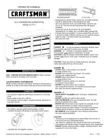 Preview for 1 page of Craftsman 31011 Operator'S Manual