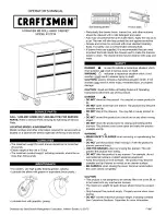 Craftsman 31016 Operator'S Manual preview