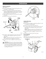 Preview for 14 page of Craftsman 315.101540 Operator'S Manual