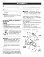 Preview for 11 page of Craftsman 315.101650 Operator'S Manual
