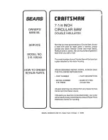 Предварительный просмотр 16 страницы Craftsman 315.108240 Owner'S Manual