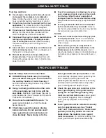 Preview for 3 page of Craftsman 315.108470 Operator'S Manual