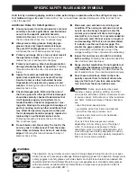 Preview for 5 page of Craftsman 315.108470 Operator'S Manual