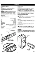 Предварительный просмотр 6 страницы Craftsman 315.111250 Owner'S Manual