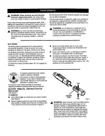 Предварительный просмотр 8 страницы Craftsman 315.111250 Owner'S Manual