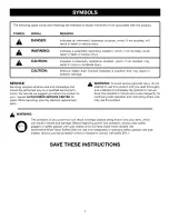 Preview for 7 page of Craftsman 315.111372 Operator'S Manual