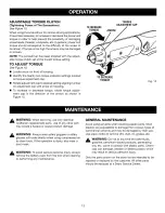 Preview for 13 page of Craftsman 315.111372 Operator'S Manual