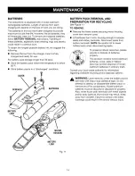 Preview for 14 page of Craftsman 315.111372 Operator'S Manual