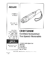 Craftsman 315.111690 Owner'S Manual preview