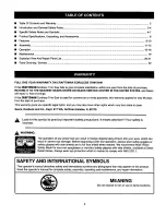 Preview for 2 page of Craftsman 315.113081 Operator'S Manual