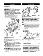 Preview for 12 page of Craftsman 315.113081 Operator'S Manual