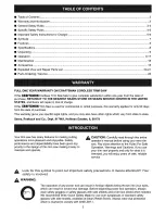 Preview for 2 page of Craftsman 315.113082 Operator'S Manual