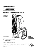 Craftsman 315.114071 Operator'S Manual preview