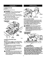 Preview for 12 page of Craftsman 315.114260 Operator'S Manual