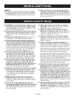 Preview for 4 page of Craftsman 315.114261 Operator'S Manual