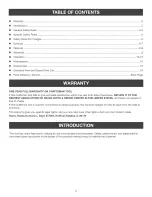 Preview for 2 page of Craftsman 315.114280 Operator'S Manual