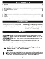 Preview for 2 page of Craftsman 315.114450 Operator'S Manual