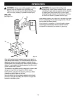 Preview for 13 page of Craftsman 315.114450 Operator'S Manual