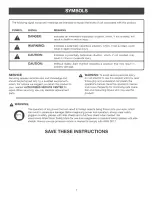 Предварительный просмотр 7 страницы Craftsman 315.114840 Operator'S Manual