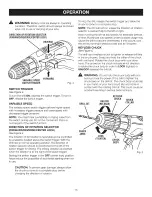 Preview for 13 page of Craftsman 315.114852 Operator'S Manual