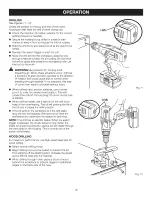 Preview for 16 page of Craftsman 315.114852 Operator'S Manual