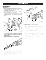 Preview for 18 page of Craftsman 315.114852 Operator'S Manual