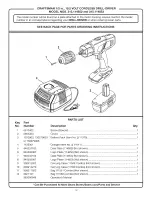 Preview for 19 page of Craftsman 315.114852 Operator'S Manual